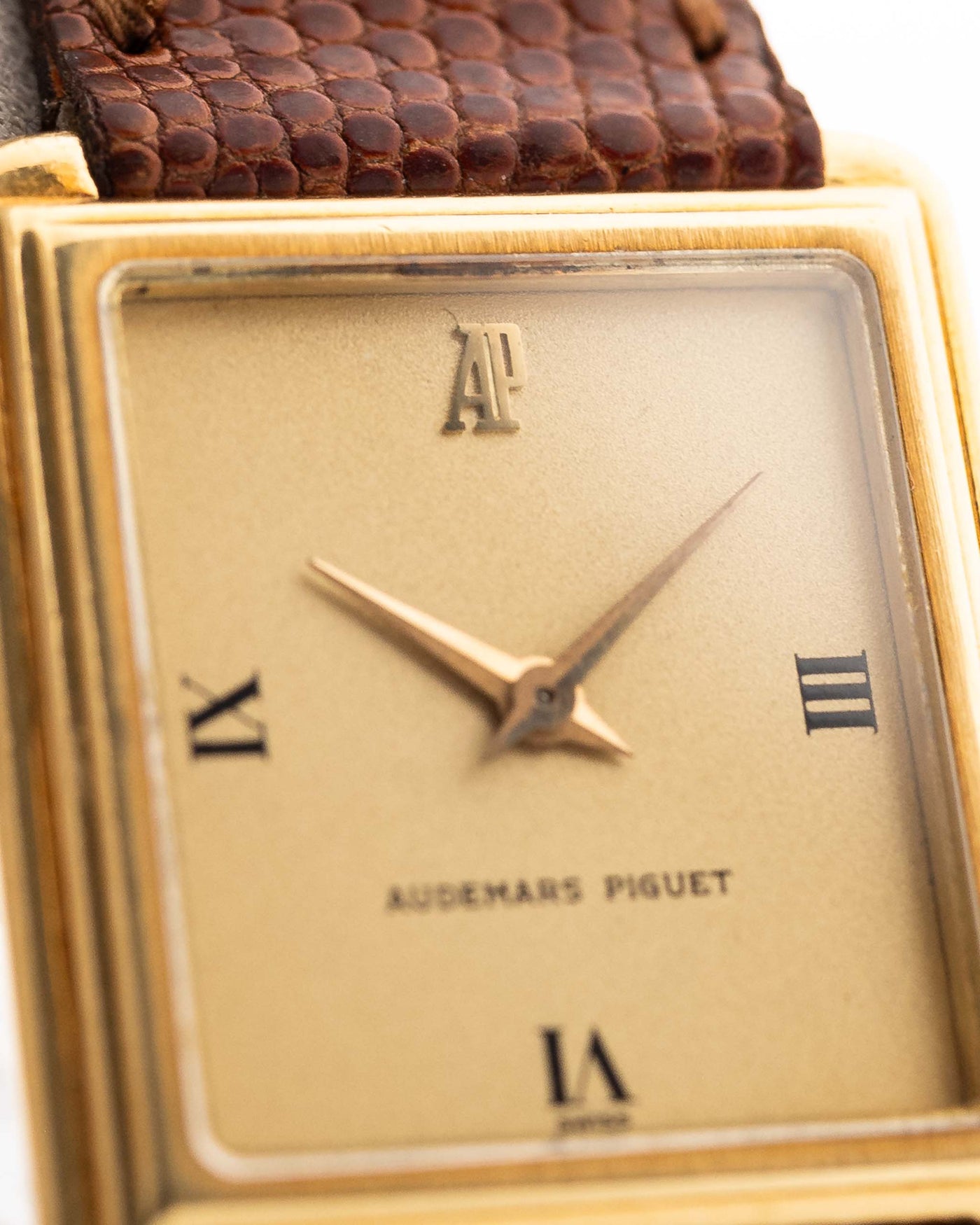 Audemars Piguet Square 18k Roman 1980s