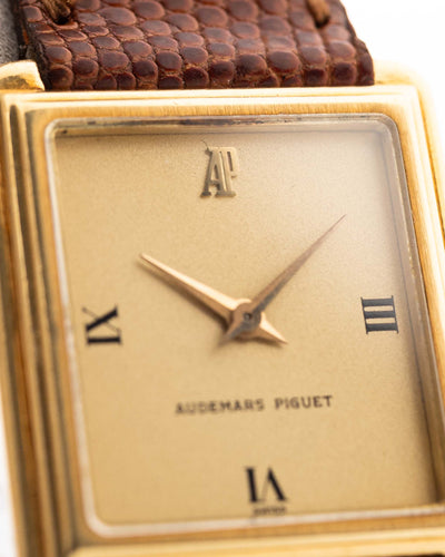 Audemars Piguet Square 18k Roman 1980s