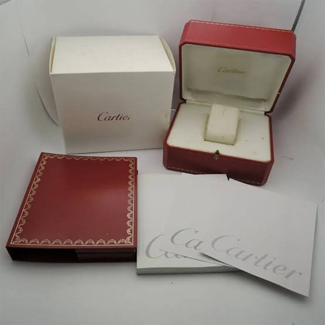 Cartier Leather Brown Automatic Watch D