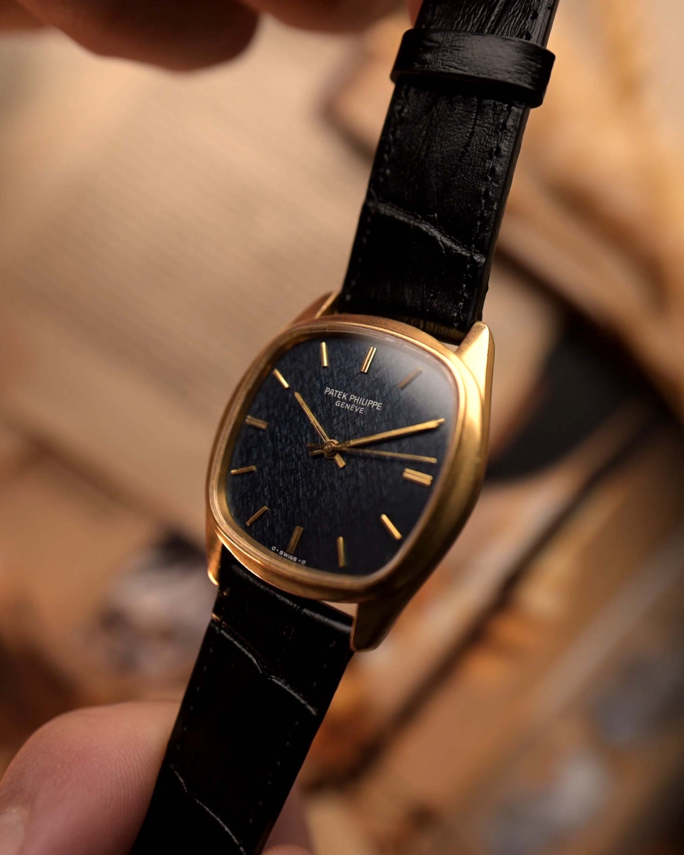 Patek Philippe 3585 Jumbo Blue 1970s