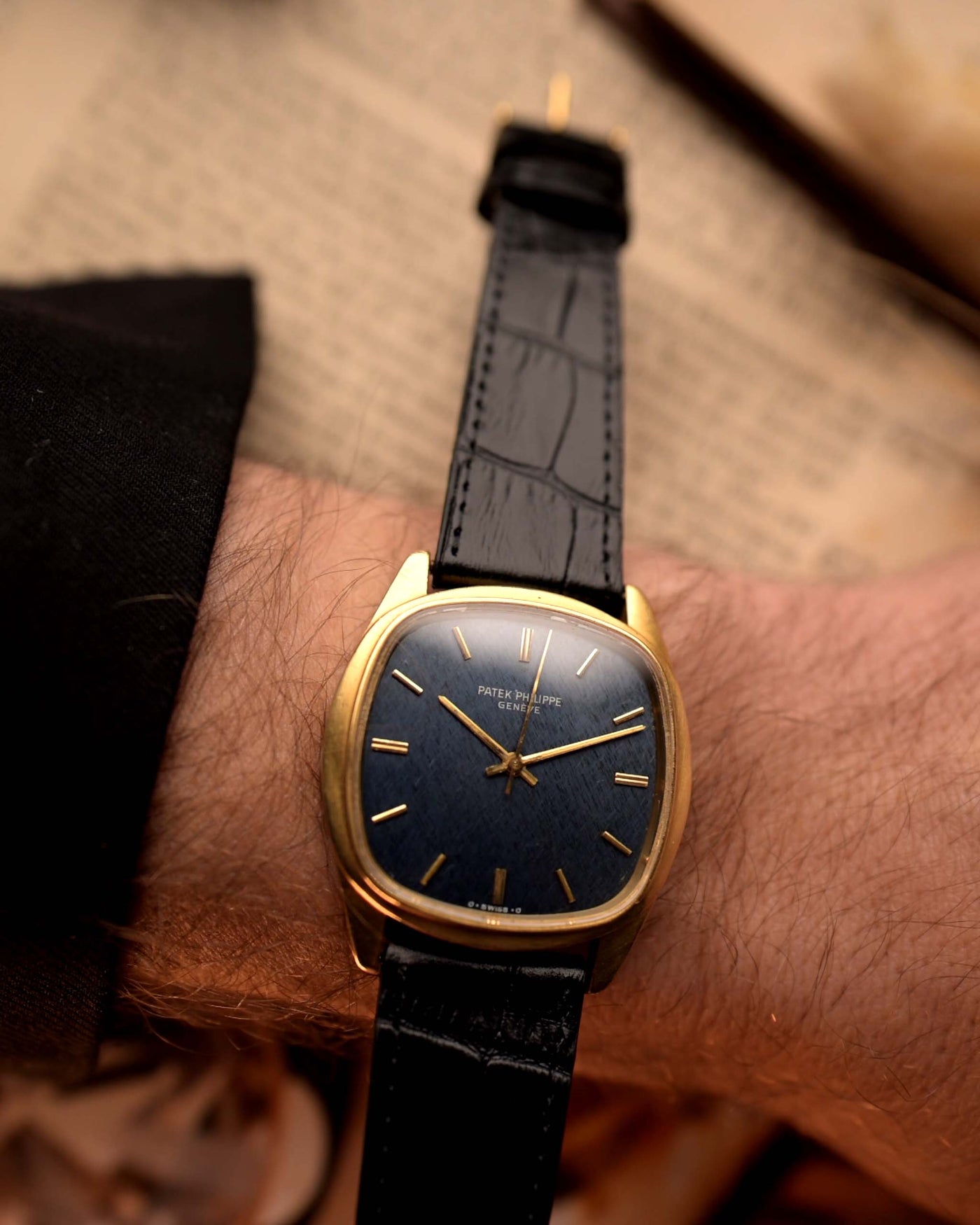 Patek Philippe 3585 Jumbo Blue 1970s