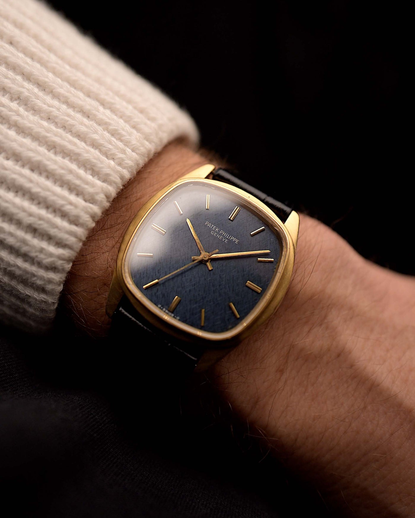 Patek Philippe 3585 Jumbo Blue 1970s