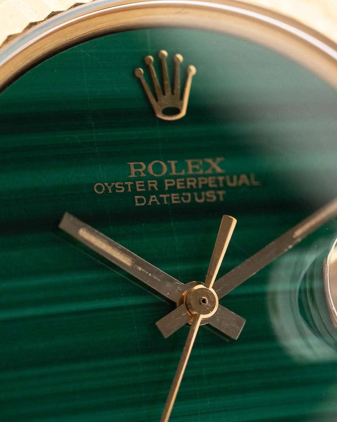 Rolex 1601 Datejust 18k Malachite 1968