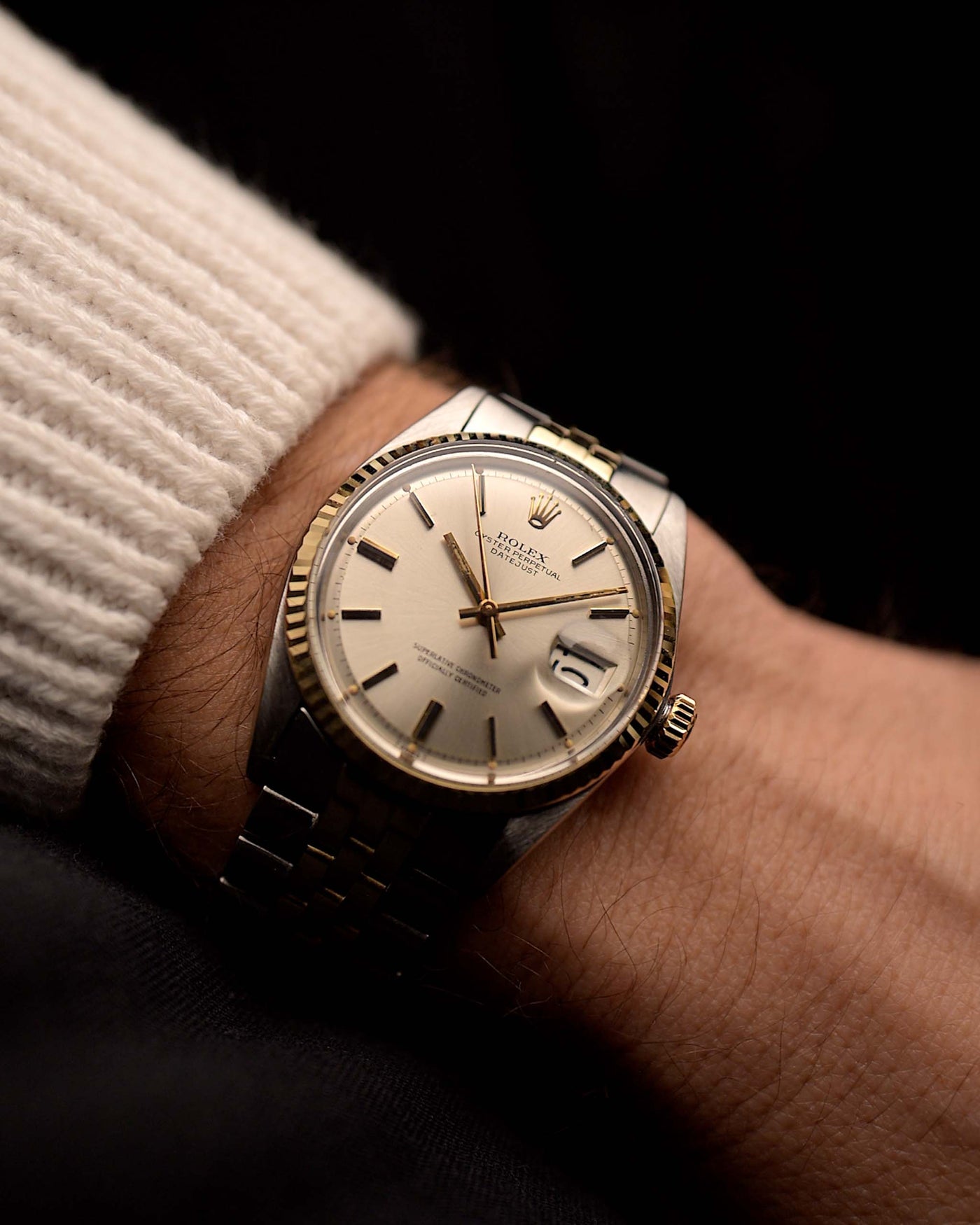 Rolex Datejust 1601 Two Tone Pie Pan 1973