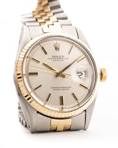 Rolex Datejust 1601 Two Tone Pie Pan 1973