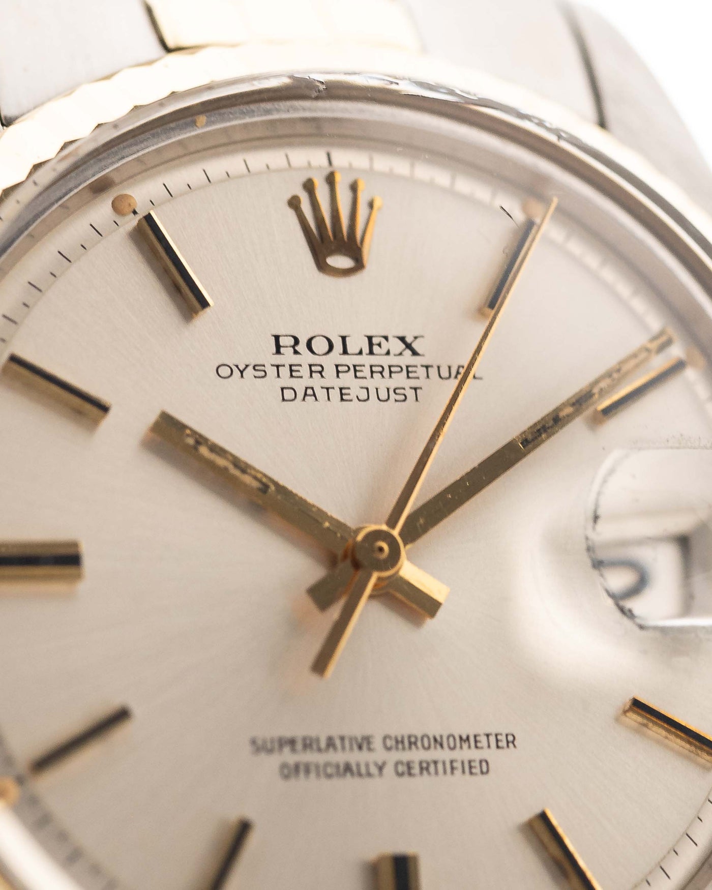 Rolex Datejust 1601 Two Tone Pie Pan 1973