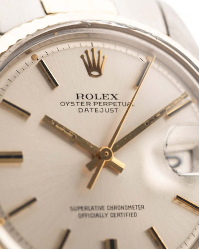 Rolex Datejust 1601 Two Tone Pie Pan 1973
