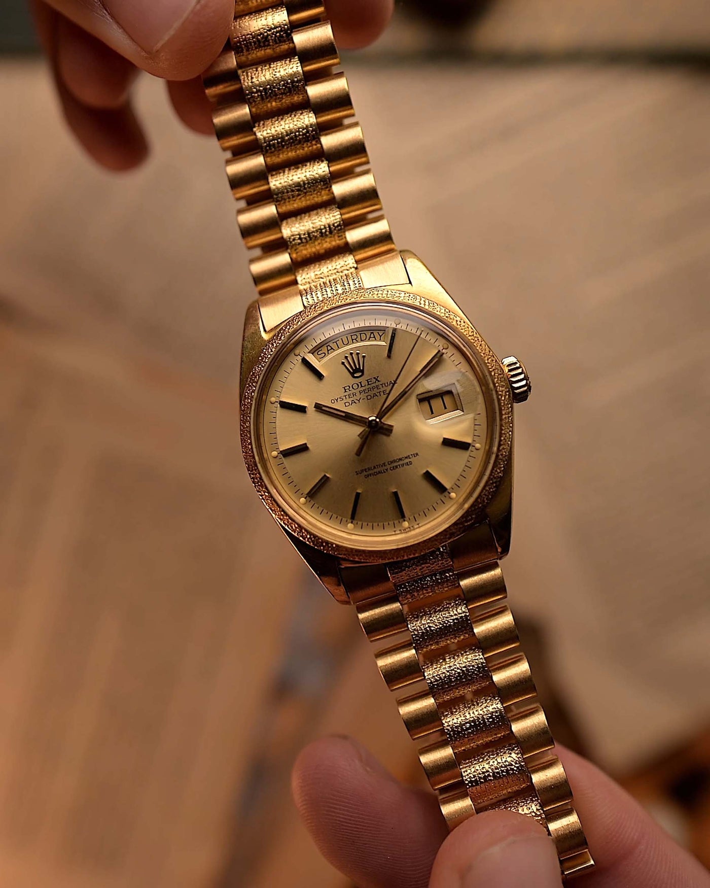 Rolex Day Date 1811 Moiré 1970