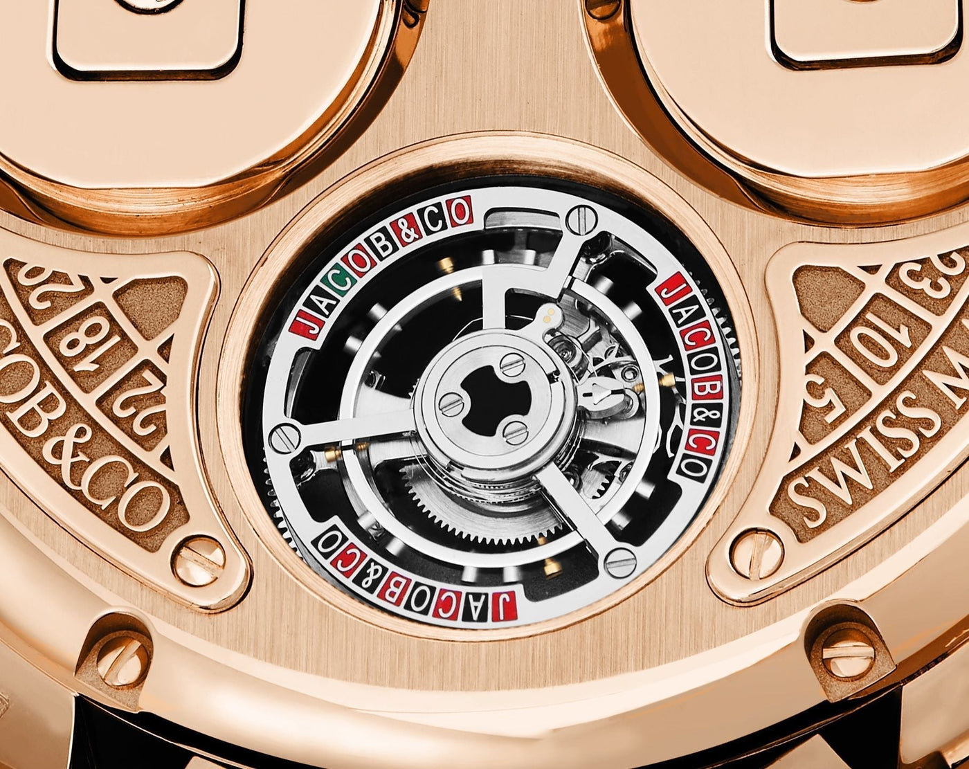 Jacob & Co. Casino Tourbillon Rose Gold Baguette